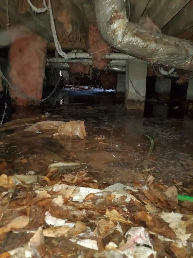 Crawl space flood assessment for Commercial Water Damage Restoration in Horizon City